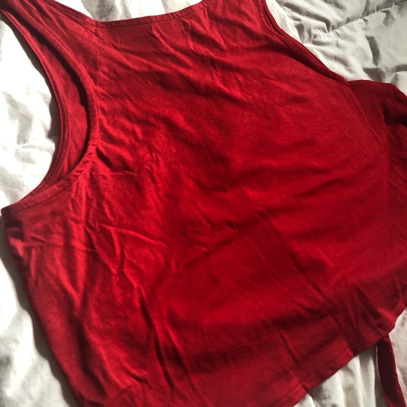 Red shirt with tie - Picture 4 of 4